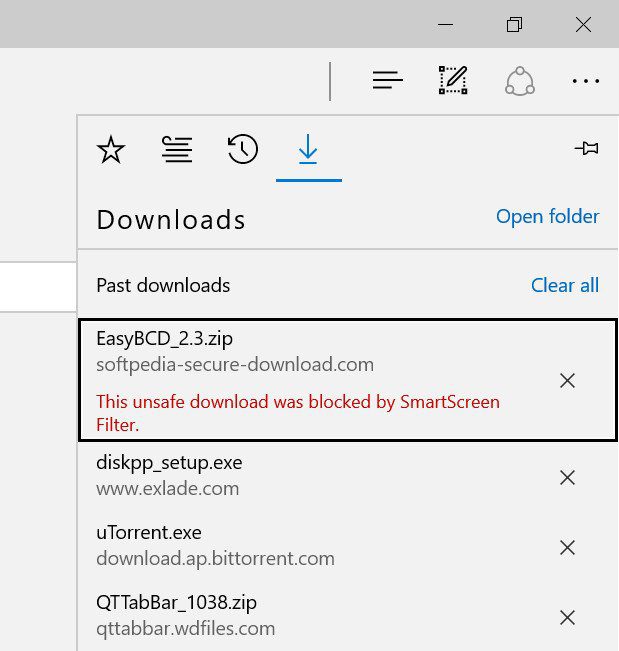 Làm thế nào để tải các file bị chặn trên trình duyệt Edge trên Windows 10?