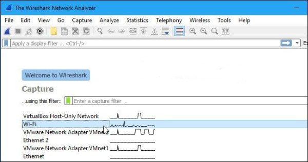 Sử dụng Wireshark để phân tích gói dữ liệu trong hệ thống mạng