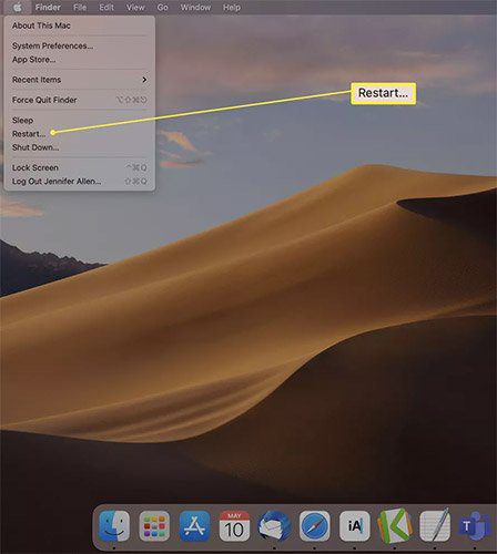 Cách khởi động lại máy Mac trong Recovery Mode