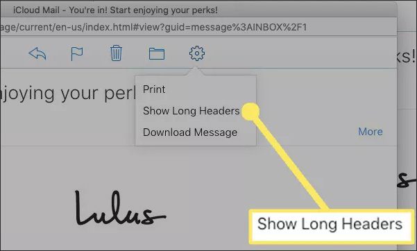 Thủ thuật kiểm tra Header của Email