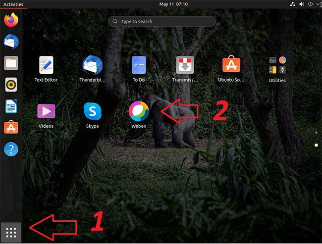 Cách cài Webex cho Linux