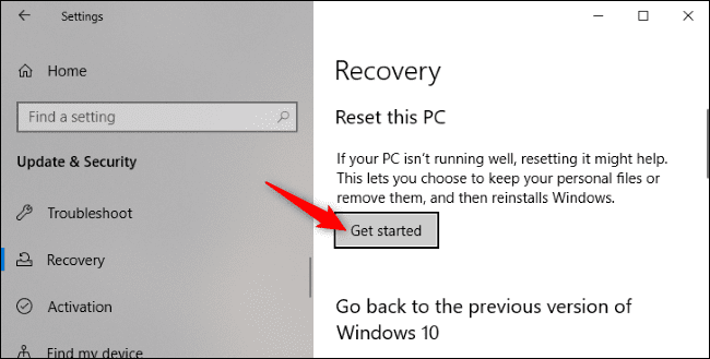 Cách dùng Fresh Start trên Windows 10 để đưa máy về trạng thái cài đặt ban đầu