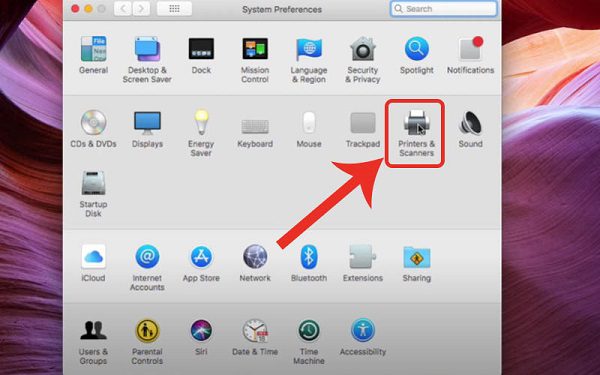 Bước 1.2. Cách cài đặt máy in cho MacBook