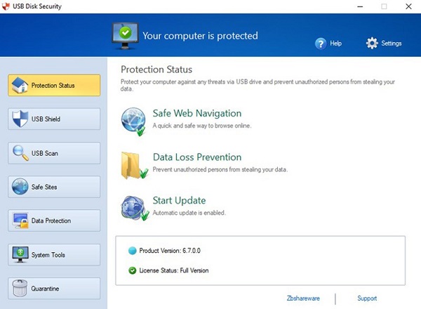 USB Disk Security là phần mềm chống virus miễn phí