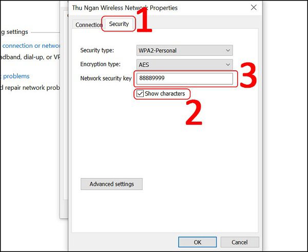 Bước 4. Cách xem pass wifi Win 10 bằng “Open Network & Internet settings”