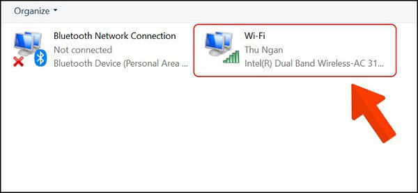 Bước 2. Cách xem pass wifi Win 10 bằng “ncpa.cpl”