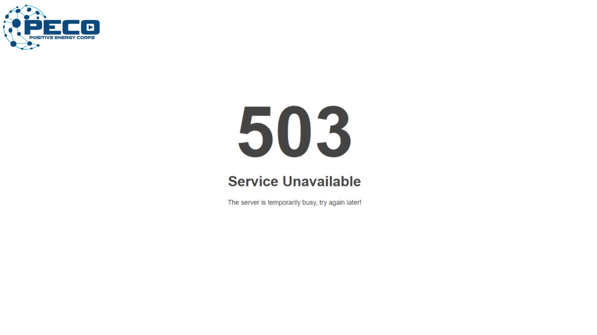 Lỗi service unavailable Lỗi service unavailable