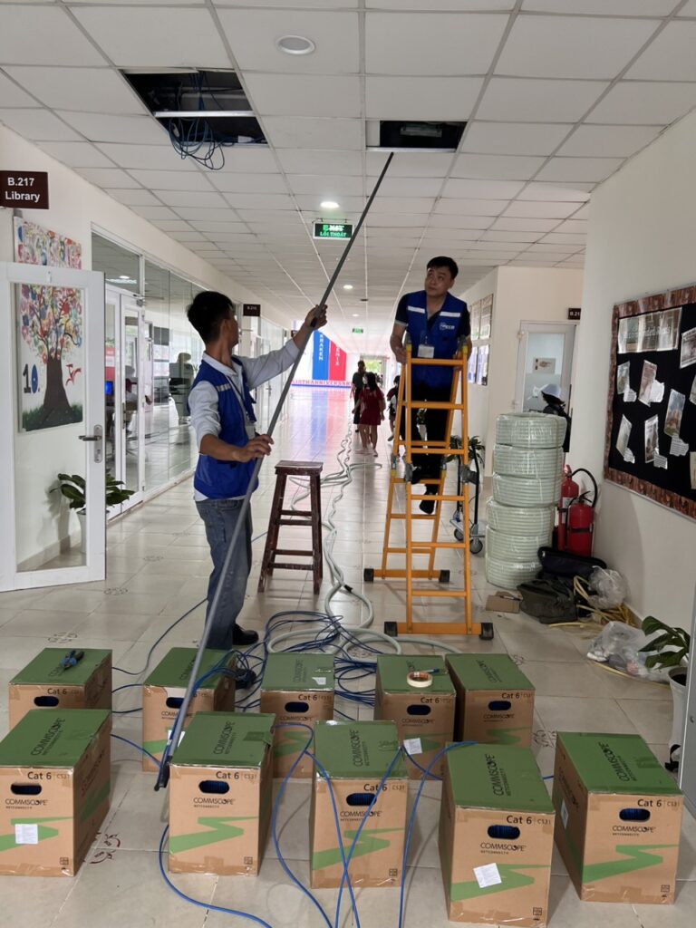 Thi công mạng doanh nghiệp cáp đồng